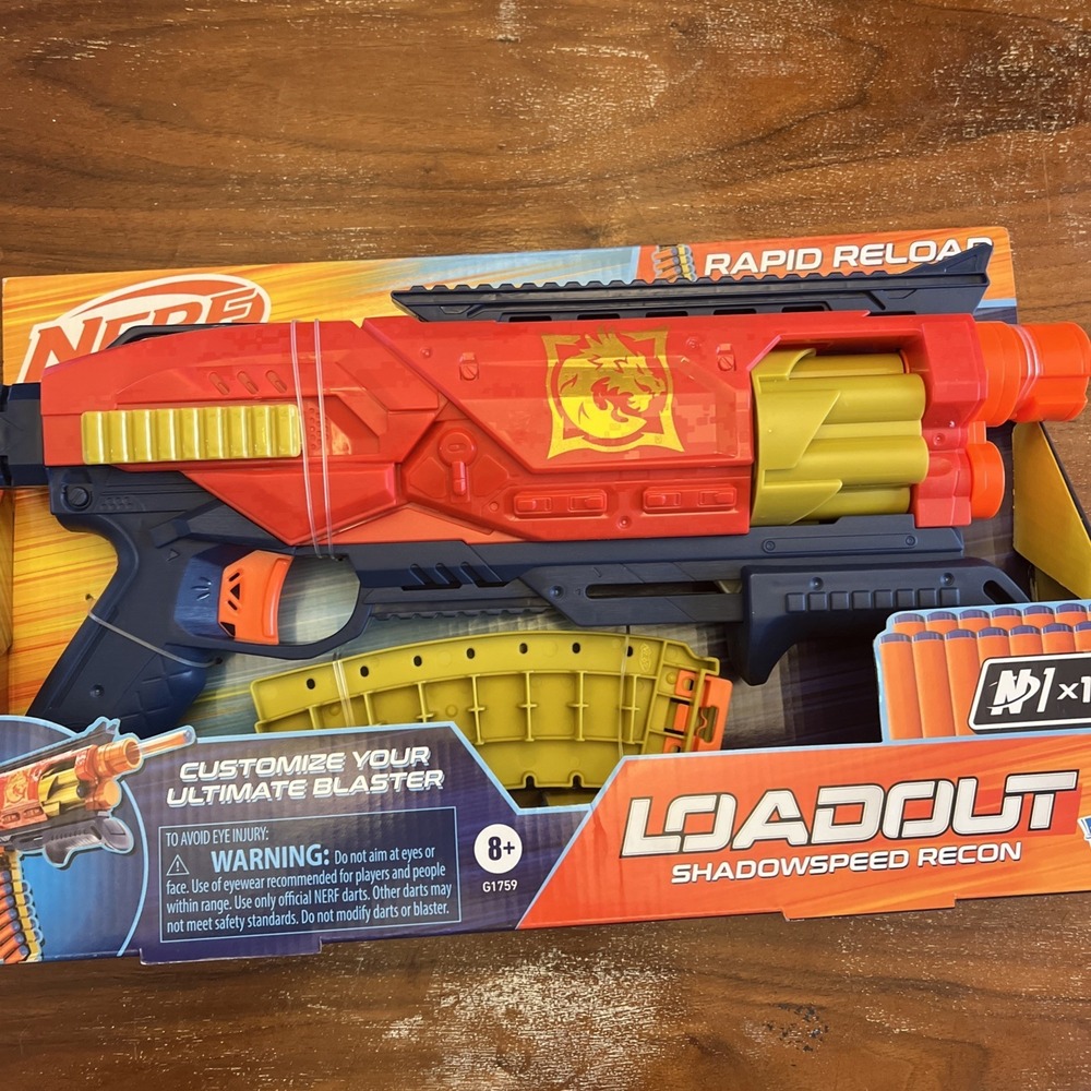 NERF N1 Loadout Shadow Recon Blaster N1x14 Hasbro Brand New In Box Blaster